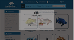 Desktop Screenshot of livefishdirect.com